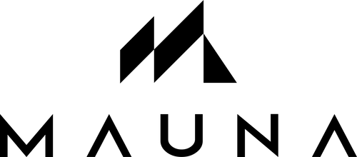 Mauna icon and typeface