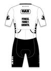 Women's Venti Force HAX Athletic Club White Trisuit + Cycling Kit