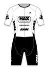 Men's Venti Force HAX Athletic Club White Trisuit + Cycling Kit