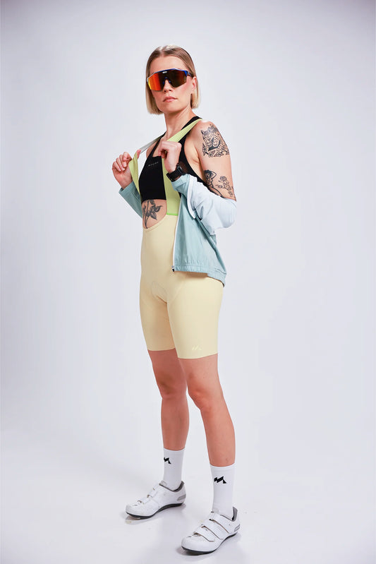 Women's Venti Force Solana Cycling Bib Shorts - Dune